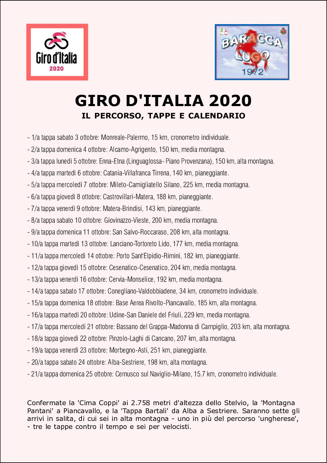 Giro dItalia 2020 pdf