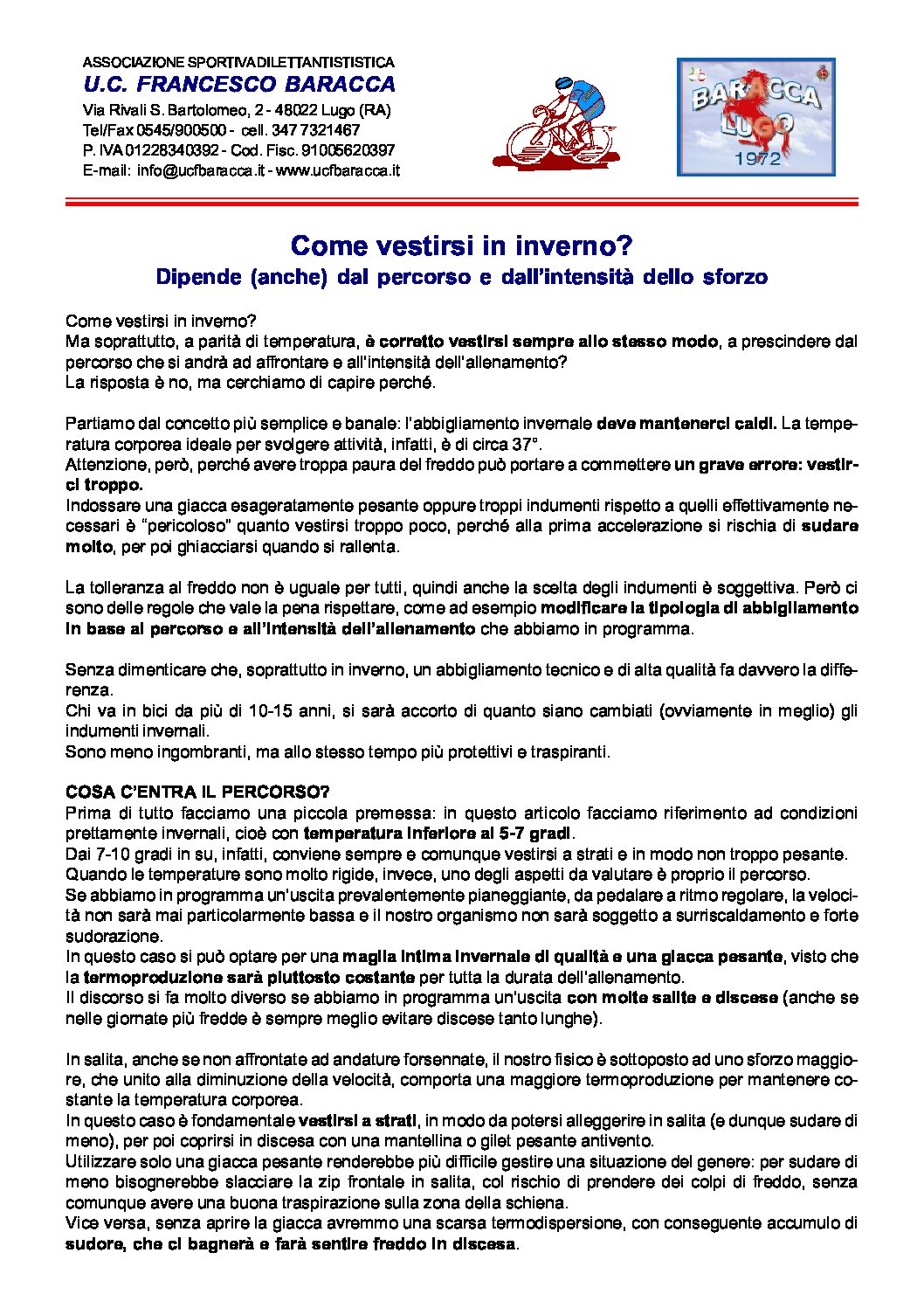 Come vestirsi in inverno Come vestirsi in inverno pdf