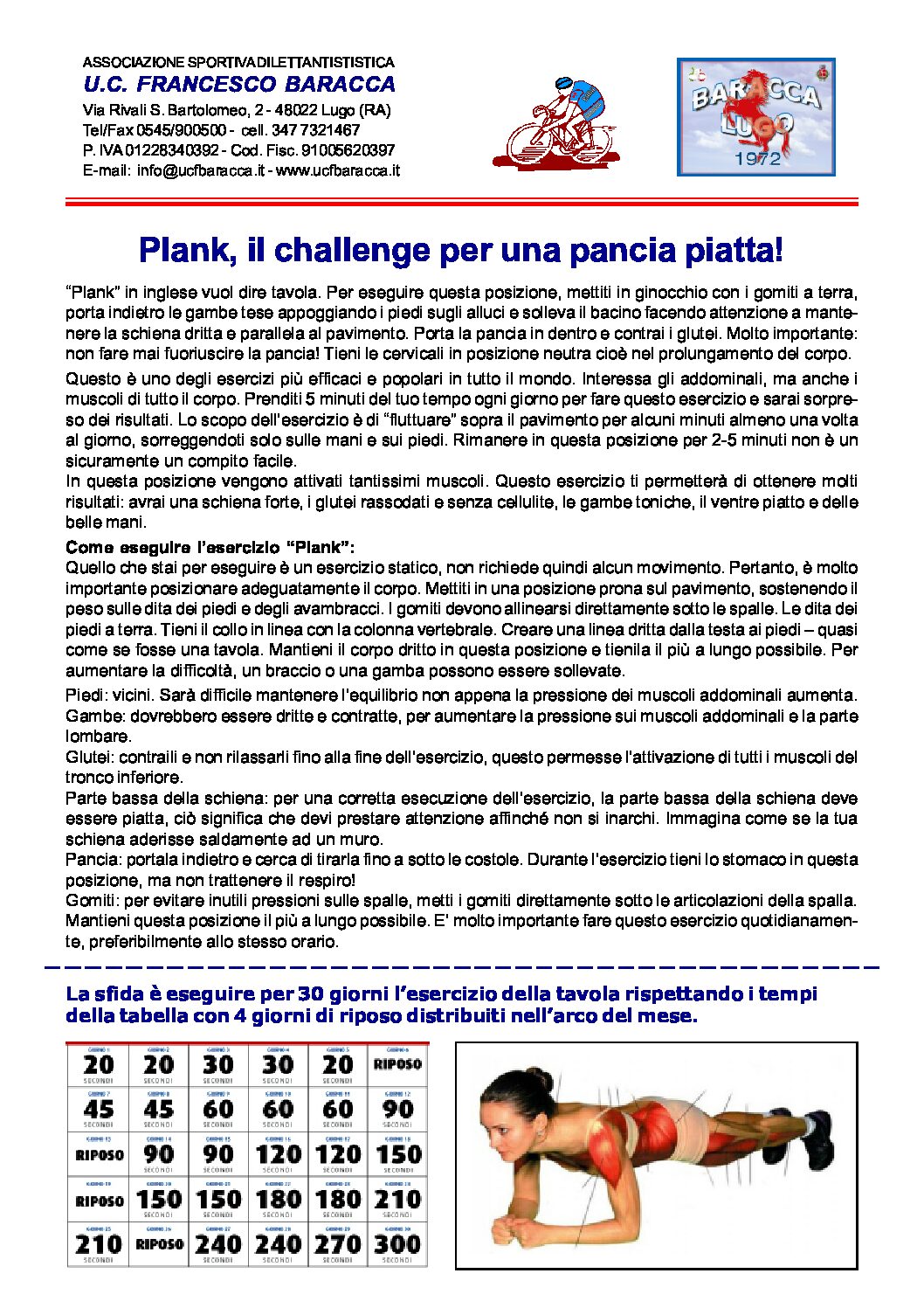 Plank il challenge per una pancia piatta pdf