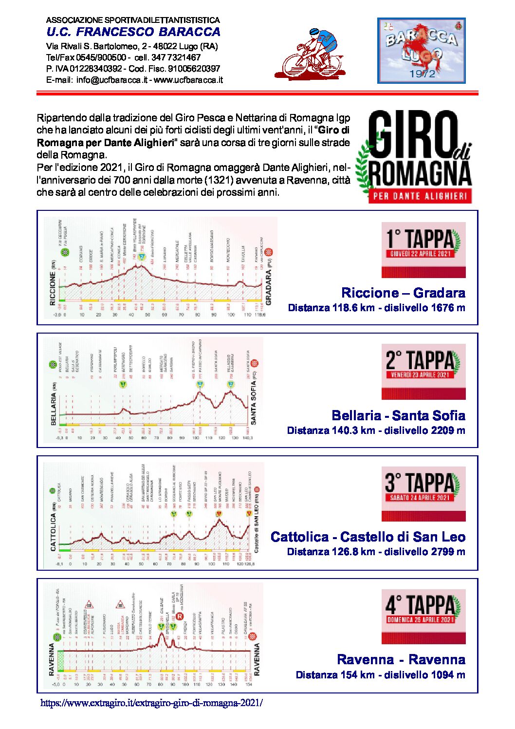 Giro di Romagna per Dante Alighieri pdf