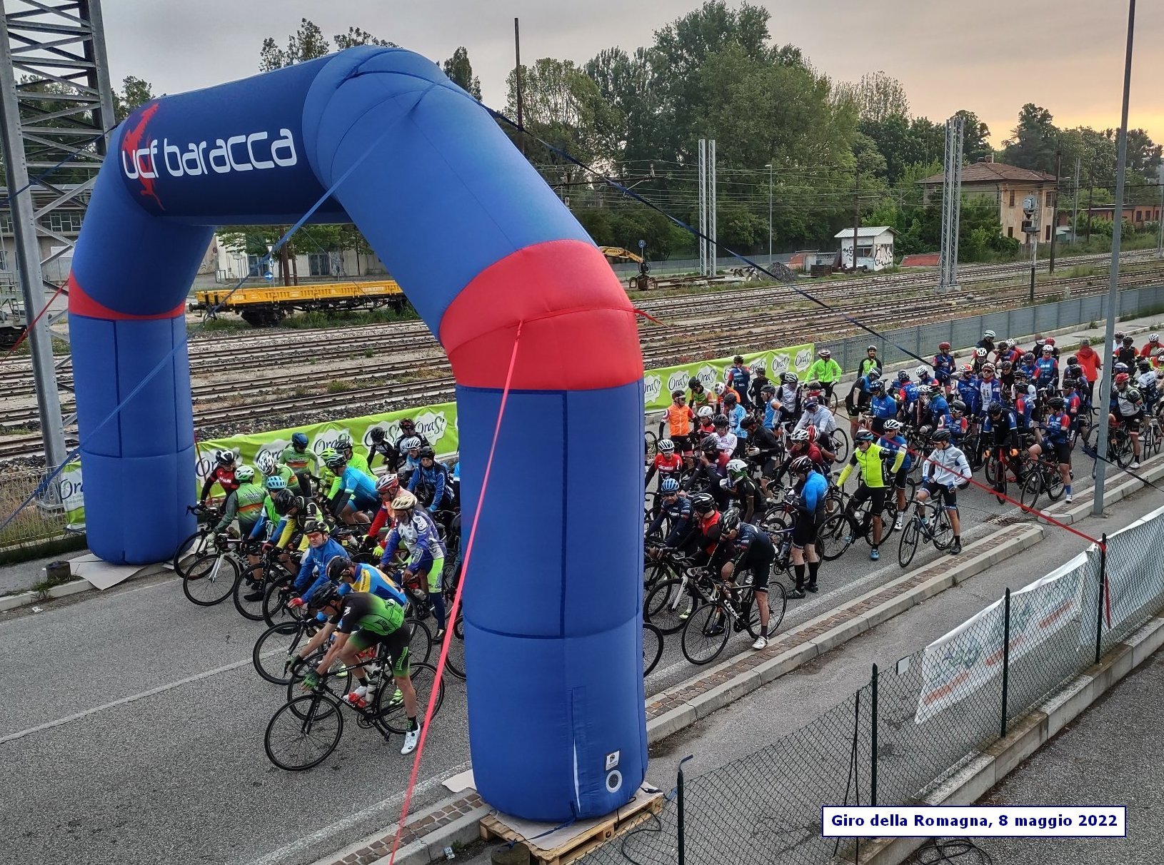 Partenza giro della Romagna 2022 Partenza giro della Romagna 2022