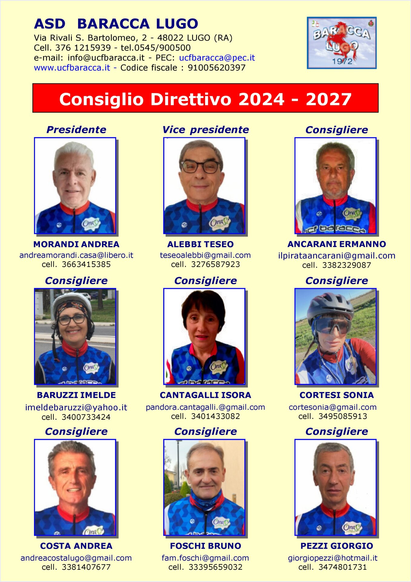 Consiglio direttivo 2017 -2018