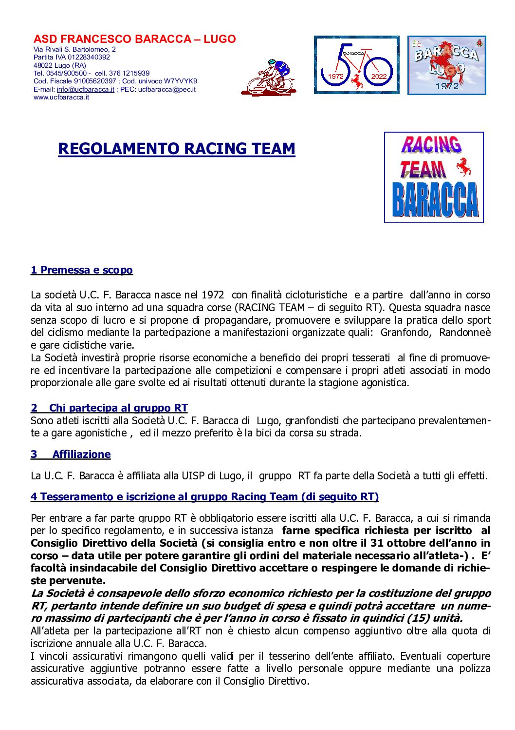 Circuiti Romagnolo e Bolognese 2024